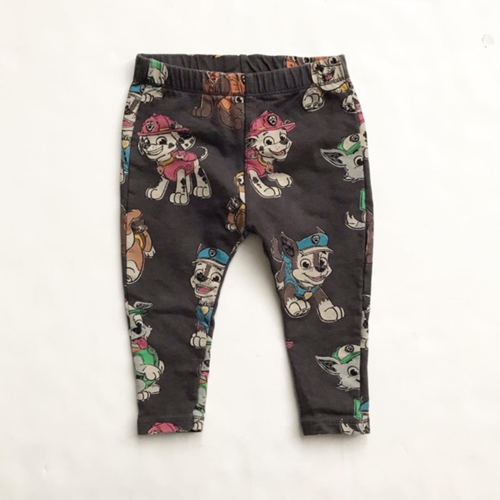 Zara paw patrol leggings EUC 12-18 months